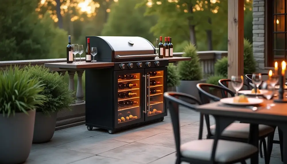 Outdoor Weinkühlschrank: Perfekt für Grillpartys und Terrassen
