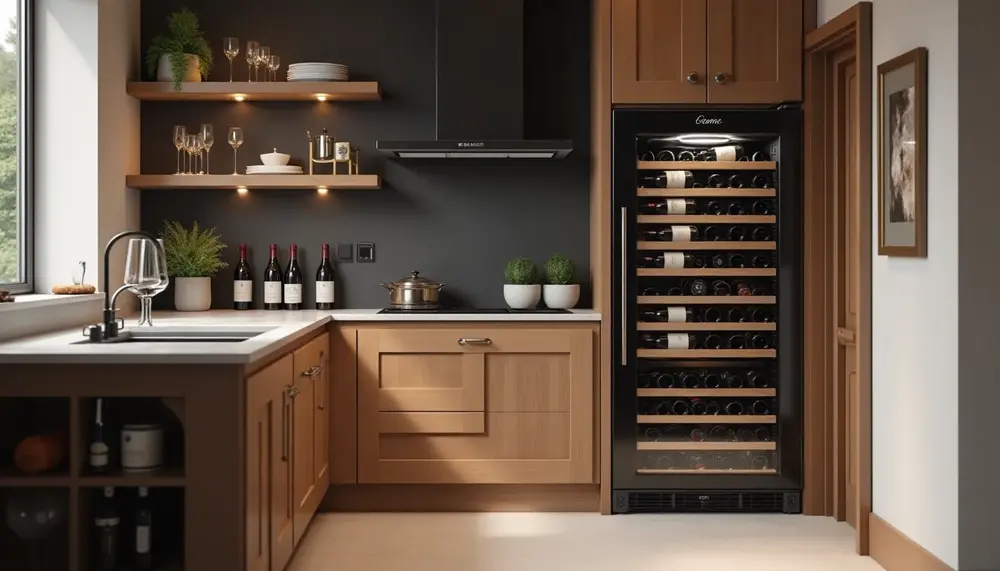 Warum ein Weinkühlschrank mit 45 cm Tiefe die richtige Wahl ist