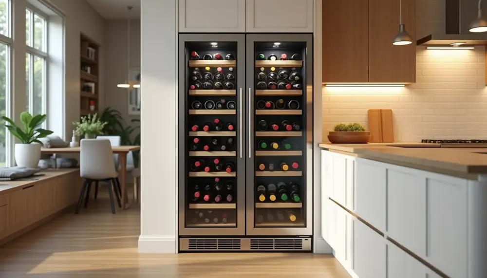 weinkuehlschrank-mit-zwei-tueren-die-optimale-lagerung-fuer-ihren-wein
